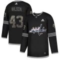 Wholesale Cheap Adidas Capitals #43 Tom Wilson Black_1 Authentic Classic Stitched NHL Jersey