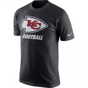 Wholesale Cheap Kansas City Chiefs Nike Facility T-Shirt Anthracite