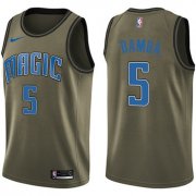 Wholesale Cheap Nike Orlando Magic #5 Mohamed Bamba Green NBA Swingman Salute to Service Jersey