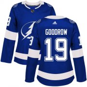 Cheap Adidas Lightning #19 Barclay Goodrow Blue Home Authentic Women's Stitched NHL Jersey