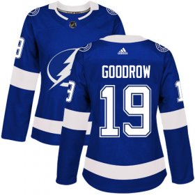 Cheap Adidas Lightning #19 Barclay Goodrow Blue Home Authentic Women\'s Stitched NHL Jersey