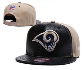 Wholesale Cheap NFL Los Rams Team Logo Navy Adjustable Hat YD