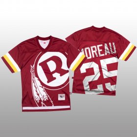 Wholesale Cheap NFL Washington Redskins #25 Fabian Moreau Red Men\'s Mitchell & Nell Big Face Fashion Limited NFL Jersey