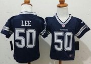 Wholesale Cheap Toddler Nike Cowboys #50 Sean Lee Navy Blue Team Color Stitched NFL Elite Jersey