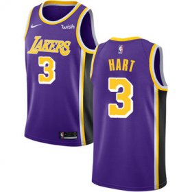 Wholesale Cheap Men\'s Los Angeles Lakers #3 Josh Hart Purple Nike NBA Statement Edition Authentic Jersey