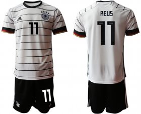 Wholesale Cheap Men 2021 European Cup Germany home white 11 Soccer Jersey1