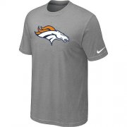 Wholesale Cheap Denver Broncos Sideline Legend Authentic Logo Dri-FIT Nike NFL T-Shirt Light Grey