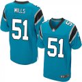 Wholesale Cheap Nike Panthers #51 Sam Mills Blue Alternate Men's Stitched NFL Elite Jersey