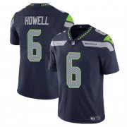 Cheap Men's Seattle Seahawks #6 Sam Howell Navy Vapor Limited Football Stitched Jersey