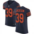 Wholesale Cheap Nike Bears #39 Eddie Jackson Navy Blue Alternate Men's Stitched NFL Vapor Untouchable Elite Jersey