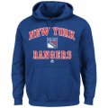 Wholesale Cheap New York Rangers Majestic Heart & Soul Hoodie Royal Blue