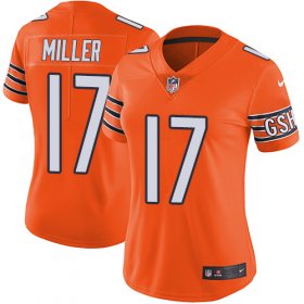 Wholesale Cheap Nike Bears #17 Anthony Miller Orange Women\'s Stitched NFL Limited Rush Jersey
