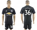 Wholesale Cheap Manchester United #36 Darmian Away Soccer Club Jersey
