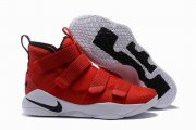 Wholesale Cheap Nike Lebron James Soldier 11 Shoes Red White Black