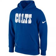 Wholesale Cheap Indianapolis Colts Nike KO Wordmark Essential Hoodie Royal Blue