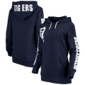 Wholesale Cheap Detroit Tigers G-III 4Her by Carl Banks Women's 12th Inning Pullover Hoodie Navy