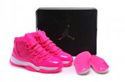Wholesale Cheap Air Jordan 11 GS Shoes Pink/white