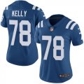 Wholesale Cheap Nike Colts #78 Ryan Kelly Royal Blue Team Color Women's Stitched NFL Vapor Untouchable Limited Jersey