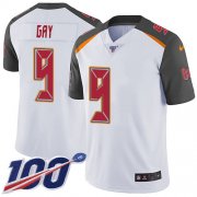 Wholesale Cheap Nike Buccaneers #9 Matt Gay White Youth Stitched NFL 100th Season Vapor Untouchable Limited Jersey