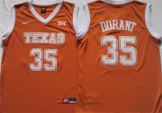 Wholesale Cheap Men's Texas Longhorns #35 Kevin Durant Orange Stitched Jersey