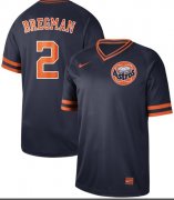 Wholesale Cheap Nike Astros #2 Alex Bregman Navy Authentic Cooperstown Collection Stitched MLB Jersey