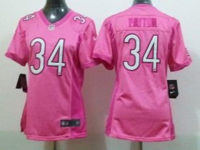 Wholesale Cheap Nike Bears #34 Walter Payton Pink Women\'s Be Luv\'d Stitched NFL Elite Jersey