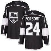 Wholesale Cheap Adidas Kings #24 Derek Forbort Black Home Authentic Stitched NHL Jersey