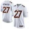 Wholesale Cheap Nike Broncos #27 Steve Atwater White Men's Stitched NFL Game Event Jersey
