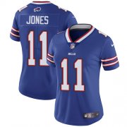 Wholesale Cheap Nike Bills #11 Zay Jones Royal Blue Team Color Women's Stitched NFL Vapor Untouchable Limited Jersey