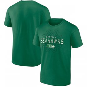 Wholesale Cheap Men\'s Seattle Seahawks Kelly Green Celtic Knot T-Shirt