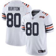 Wholesale Cheap Nike Bears #80 Trey Burton White Alternate Men's Stitched NFL Vapor Untouchable Limited 100th Season Jersey