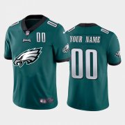 Wholesale Cheap Philadelphia Eagles Custom Green Men's Nike Big Team Logo Player Vapor Limited NFL Jersey