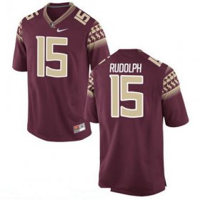 Wholesale Cheap Men\'s Florida State Seminoles #15 Travis Rudolph Red Stitched College Football 2016 Nike NCAA Jersey