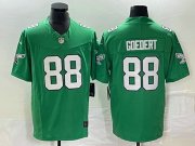 Cheap Men's Philadelphia Eagles #88 Dallas Goedert Green 2023 F.U.S.E. Vapor Untouchable Stitched Football Jersey