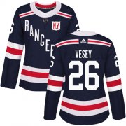 Wholesale Cheap Adidas Rangers #26 Jimmy Vesey Navy Blue Authentic 2018 Winter Classic Women's Stitched NHL Jersey