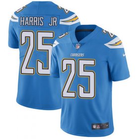 Wholesale Cheap Nike Chargers #25 Chris Harris Jr Electric Blue Alternate Men\'s Stitched NFL Vapor Untouchable Limited Jersey