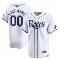 Cheap Men's Tampa Bay Rays Active Player Custom White Home Limited Stitched Baseball Jersey