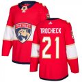 Wholesale Cheap Adidas Panthers #21 Vincent Trocheck Red Home Authentic Stitched Youth NHL Jersey
