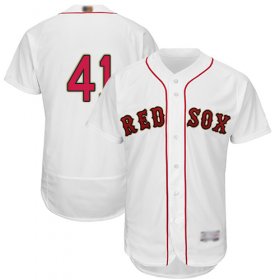 Wholesale Cheap Red Sox #41 Chris Sale White FlexBase Authentic 2019 Gold Program Cool Base Stitched MLB Jersey