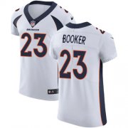 Wholesale Cheap Nike Broncos #23 Devontae Booker White Men's Stitched NFL Vapor Untouchable Elite Jersey