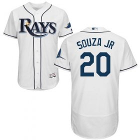 Wholesale Cheap Rays #20 Steven Souza White Flexbase Authentic Collection Stitched MLB Jersey