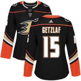 Wholesale Cheap Adidas Ducks #15 Ryan Getzlaf Black Home Authentic Women\'s Stitched NHL Jersey