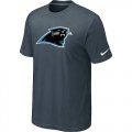 Wholesale Cheap Nike Carolina Panthers Sideline Legend Authentic Logo Dri-FIT NFL T-Shirt Crow Grey