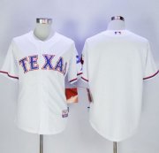 Wholesale Cheap Rangers Blank White Cool Base Stitched MLB Jersey