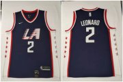 Wholesale Cheap Clippers 2 Kawhi Leonard Black City Edition Nike Swingman Jersey
