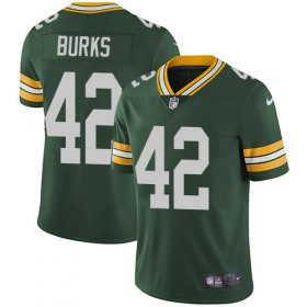Wholesale Cheap Nike Packers #42 Oren Burks Green Team Color Men\'s Stitched NFL Vapor Untouchable Limited Jersey