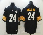 Wholesale Cheap Men's Pittsburgh Steelers #24 Benny Snell Jr. Black 2017 Vapor Untouchable Stitched NFL Nike Limited Jersey