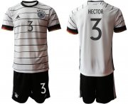 Wholesale Cheap Men 2021 European Cup Germany home white 3 Soccer Jersey