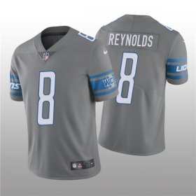 Wholesale Cheap Men\'s Detroit Lions #8 Josh Reynolds Grey Vapor Untouchable Limited Stitched Jersey