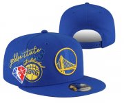 Wholesale Cheap Golden State Warriors Stitched Snapback 75th Anniversary Hats 021